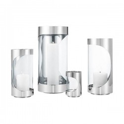 Georg Jensen CHROME CONTOURS bloklysstage - høj