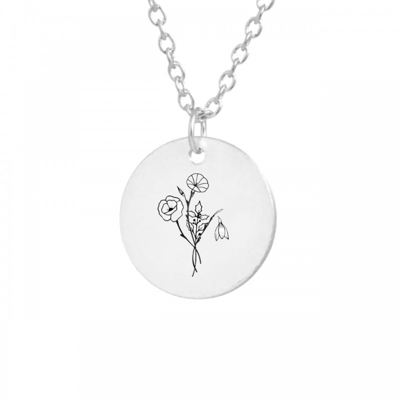 Måneds Blomst halskæde