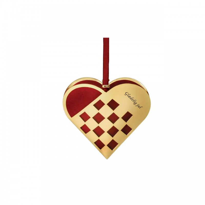 H.C. Andersen Flettet Julehjerte (Stor) - Nordahl Andersen