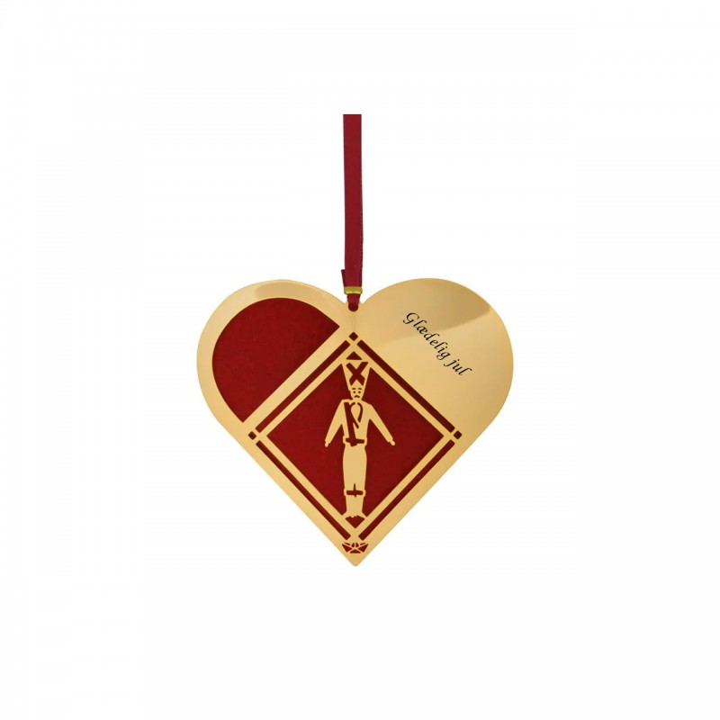 H.C. Andersen Julepynt - Den Lille Tinsoldat Julehjerte