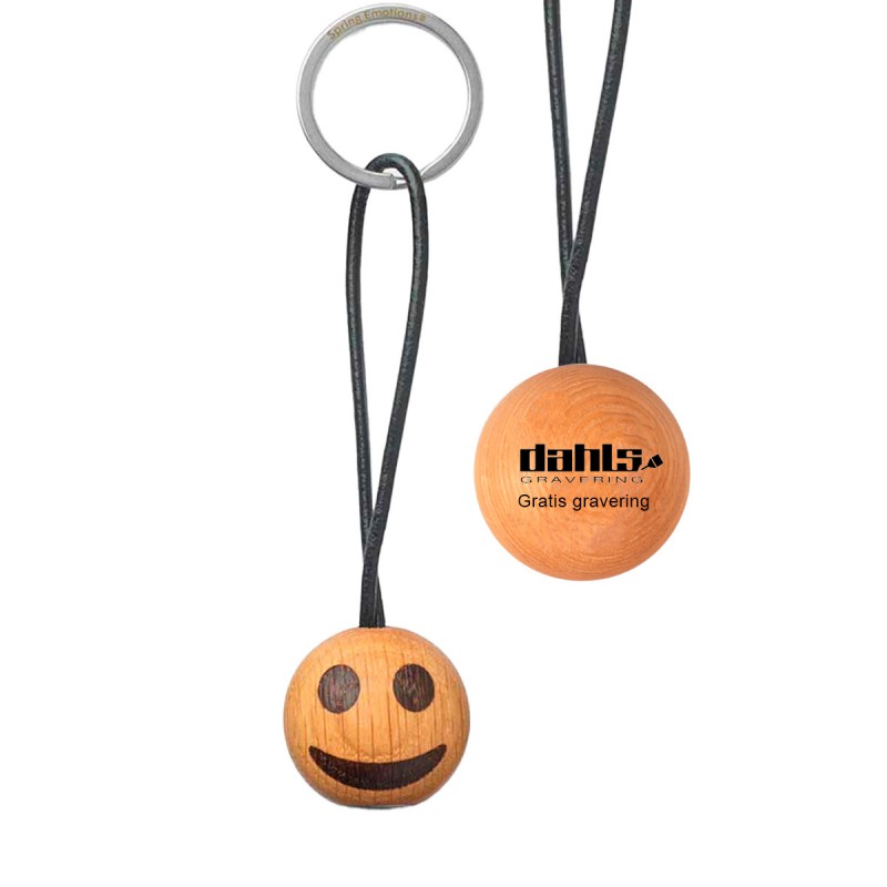 Spring Copenhagen Emotions® Smily Nøglering Firmagaver med logo