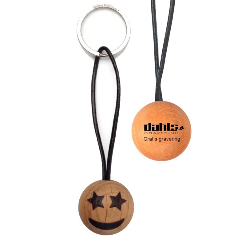 Spring Copenhagen Emotions® Star Eyes Nøglering firmagaver med logo