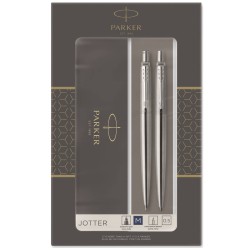 Parker JOTTER sæt stål firmagaver med logo