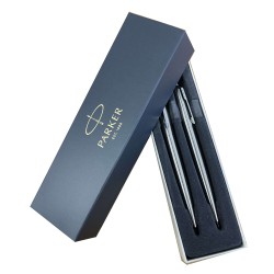 Parker JOTTER sæt stål firmagaver med logo