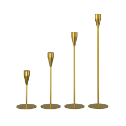 Piet Hein Saturn Lysestage Messing 36 cm