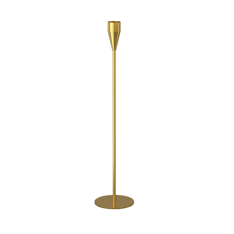 Piet Hein Saturn Lysestage Messing 36 cm