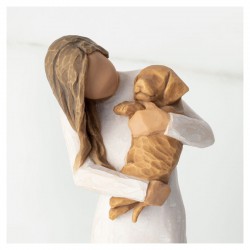 Willow Tree Adorable You - golden dog