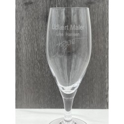 Ølglas til udlært Maler