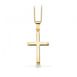 Dahl Kors 8 kt. guld 14 x 22 mm vedhæng inkl. kæde