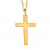 SON of Noa stål hamret forgyldt kors 20 x 30 mm inkl. kæde