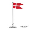 Georg Jensen flag med gravering - 39 cm - Stål