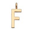 Scrouples F vedhæng forgyldt inkl. kæde