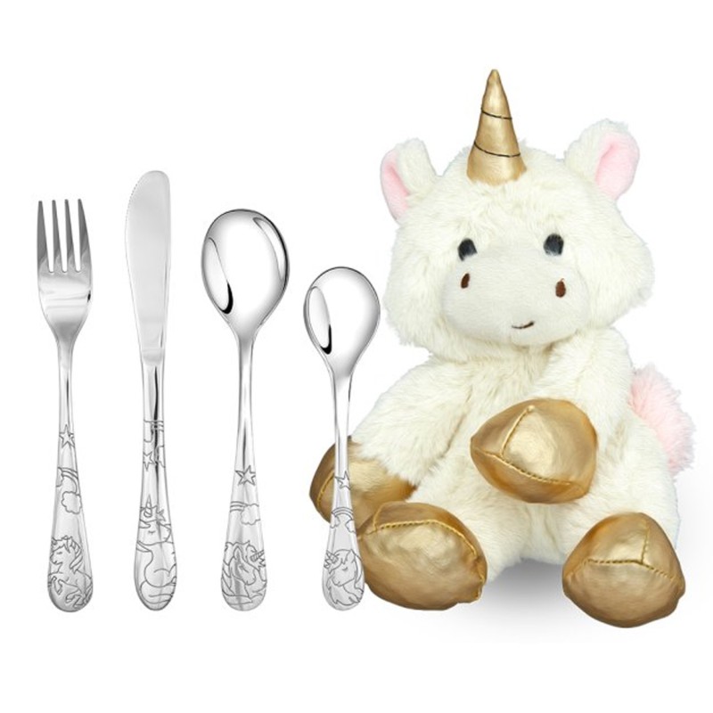 Nordahl Andersen Enhjørning bestik med bamse