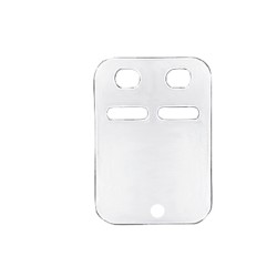 Dahl ID skilt mat sølv 14 x...