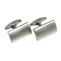 Dahl Manchetknapper stål børstet firkantet