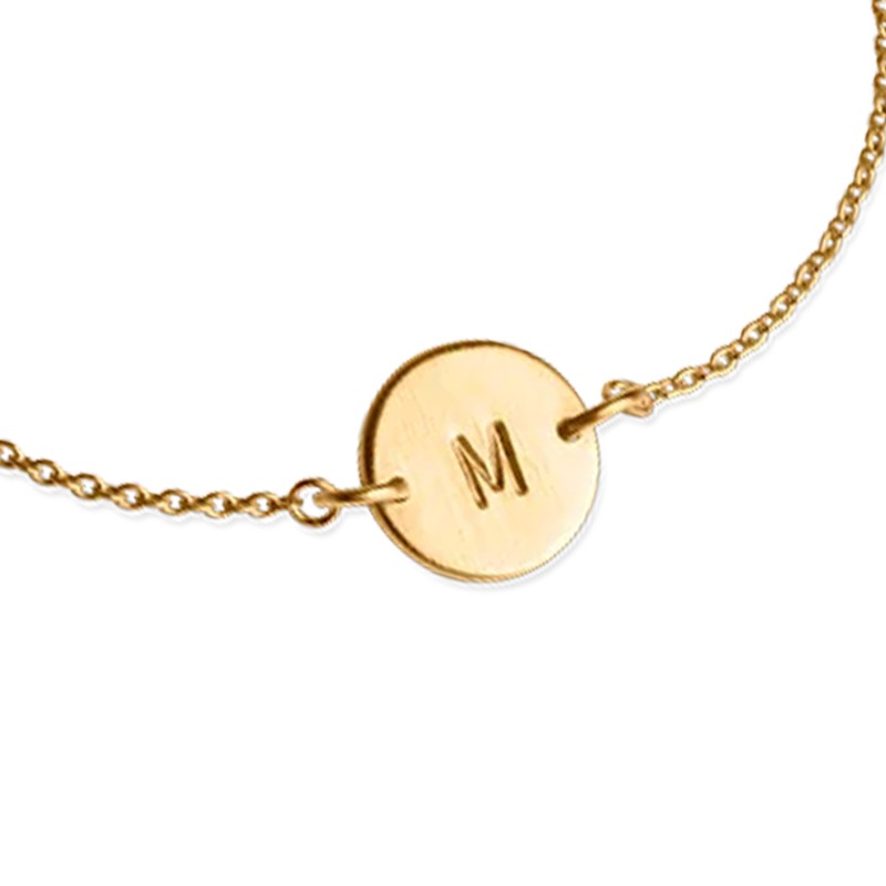 Scrouples Lovetag armbånd forgyldt 17 + 2 cm