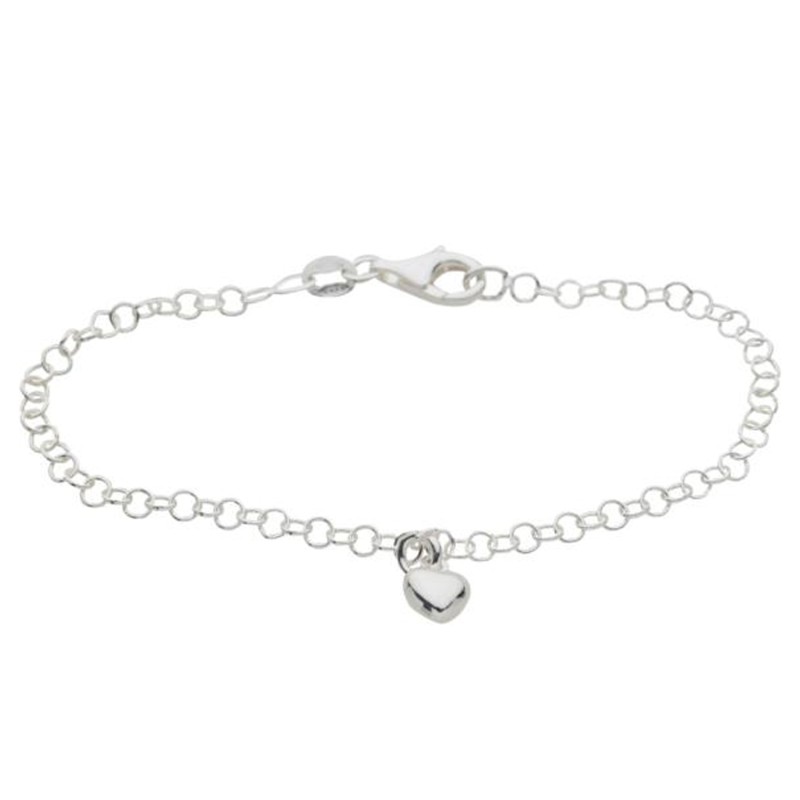 Nordahl Andersen Hjerte sølv børnearmbånd