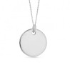 Dahl Lovetag sølv 14 mm vedhæng inkl. kæde