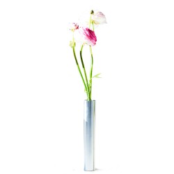 Slim vase 14 cm stål