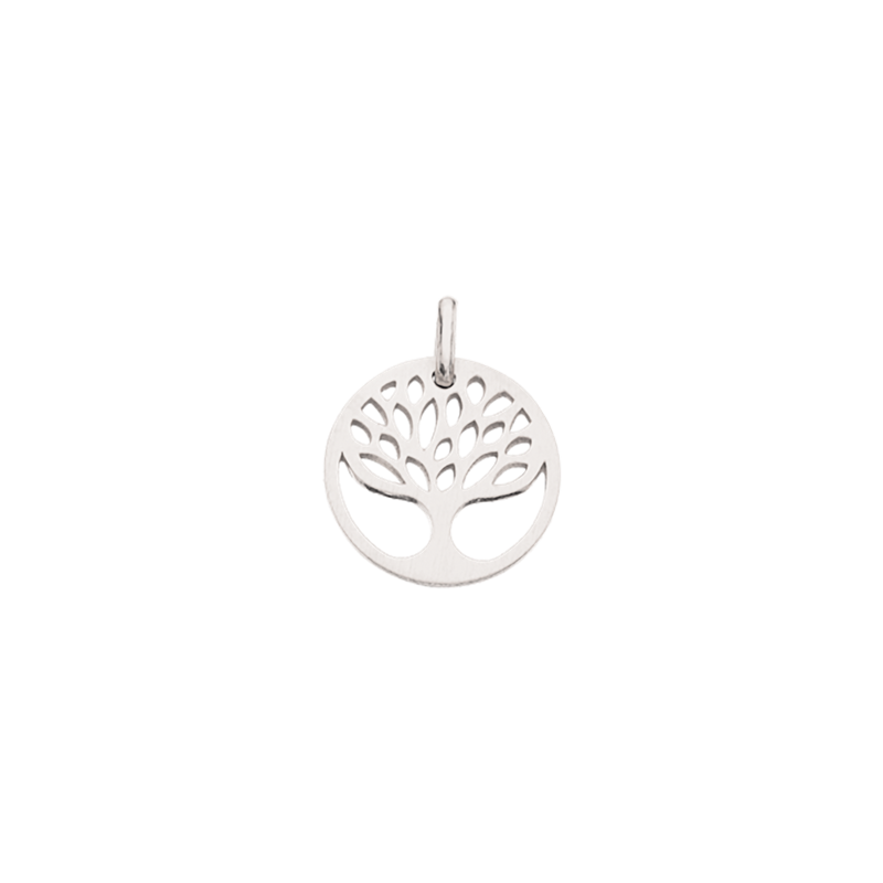 Scrouples Lovetag sølv livets træ vedhæng inkl. kæde