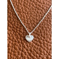 Scrouples Lovetag charms sølv hjerte vedhæng inkl. kæde