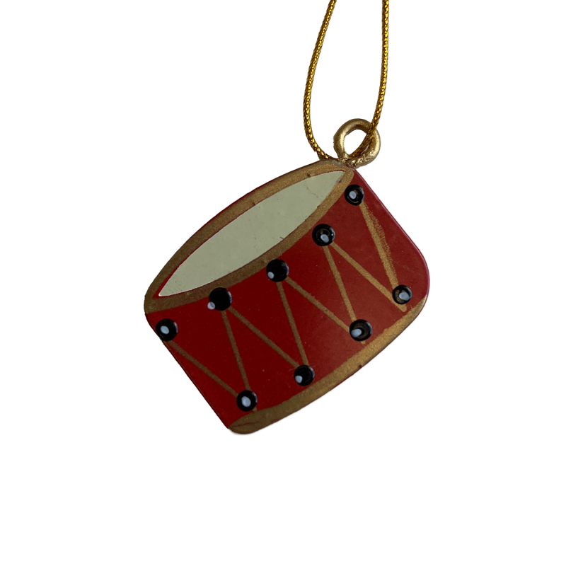 Juleophæng juletromme metal 3,5 cm