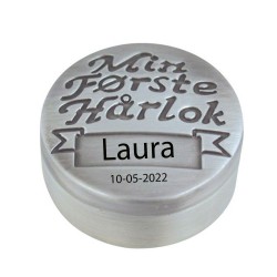 Nordahl Andersen Første hårlok æske fortinnet