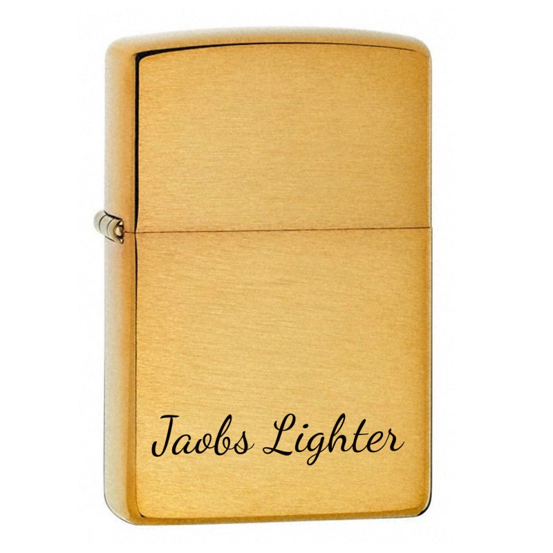 Zippo Lighter Brushed Brass