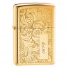 Zippo Lighter Venetian Brass