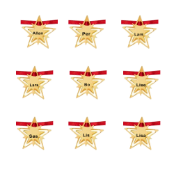 Georg Jensen Stjerne guirlande 160 cm