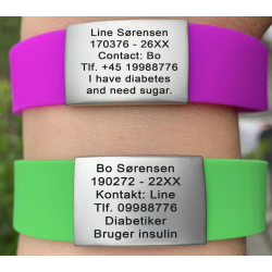 BeSafe ID armbånd Sort