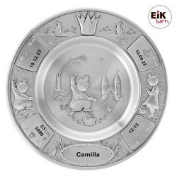 Nordahl Andersen Tin dåbstallerken Prinsesse