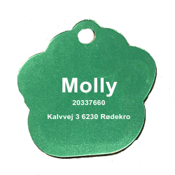 Hundetegn pote grøn