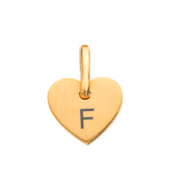 Scrouples Lovetag charms forgyldt hjerte vedhæng inkl. kæde