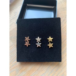 Stjerne ørestikker Metallic farver