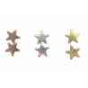 Stjerne ørestikker Metallic farver