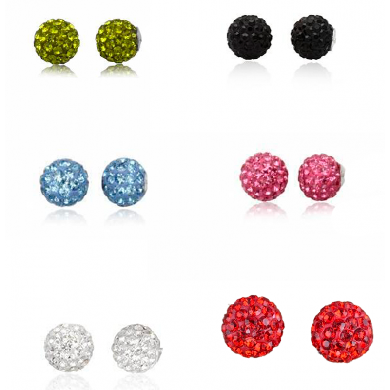 Ørehænger Shamballa Flere farver