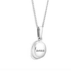 Nordahl Andersen Studenterhue sølv vedhæng inkl. kæde