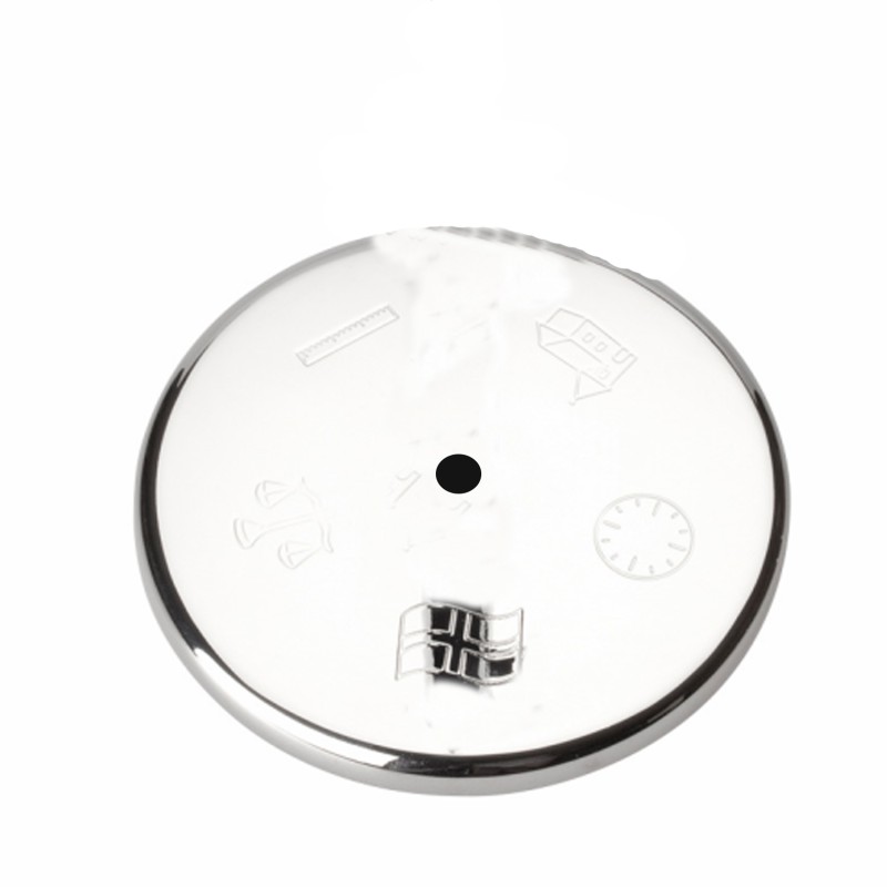 Nordahl Andersen Bordflag m. dåbsmotiver 40 cm krom - KUN LØS FOD