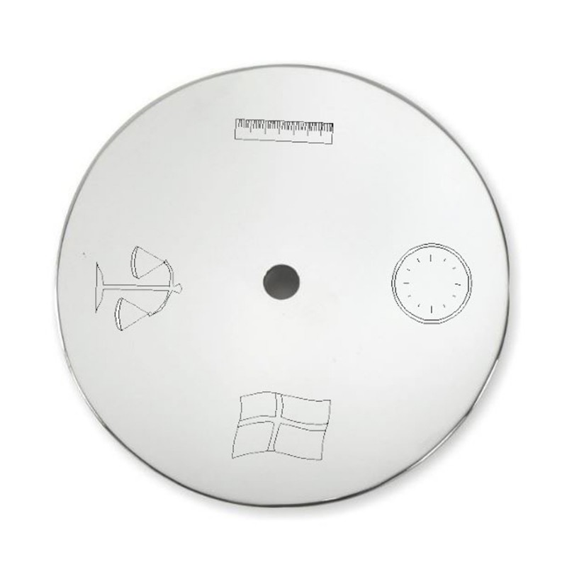 Nordahl Andersen Navngivningsflag 40 cm sølv - KUN LØS FOD