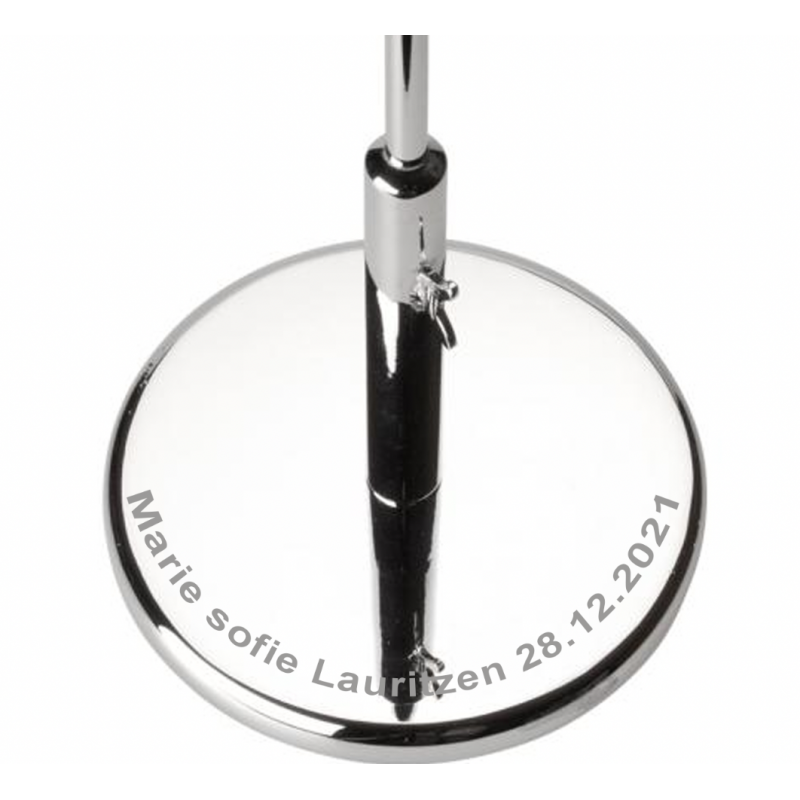 Nordahl Andersen Bordflag 30 cm krom - KUN LØS FOD