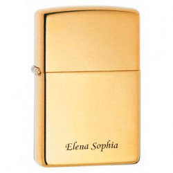 Zippo Lighter High Polish Brass