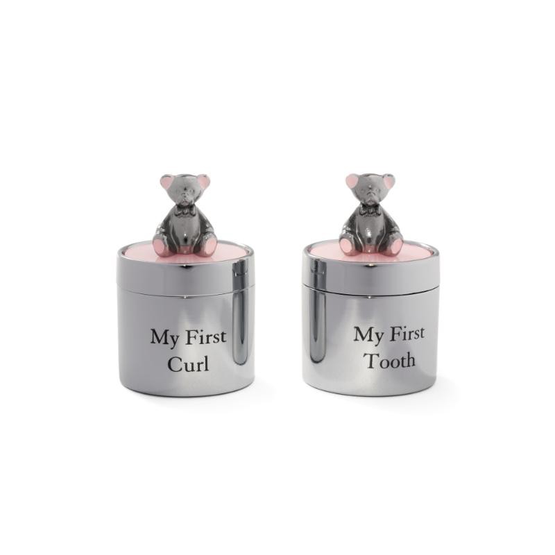 Nordahl Andersen Min første tand og hårlok sæt, bamser lyserød