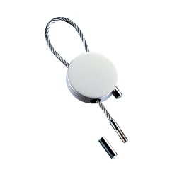 Nøglering med indgravering (tekst/billede) - Rund