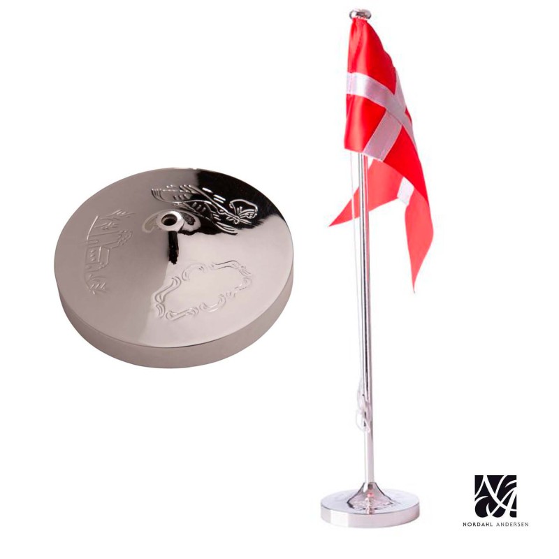 Nordahl Andersen Dåbsflag 38,5 cm krom