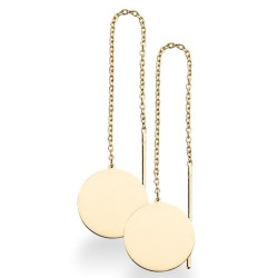 Scrouples Ørehænger cirkel 8 kt guld