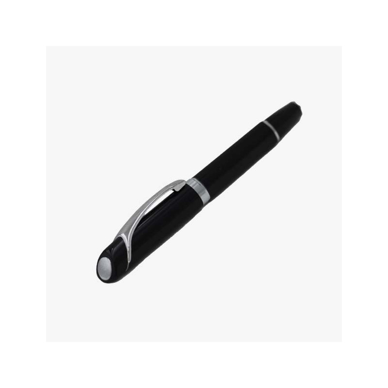 Sort kuglepen m. hætte