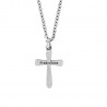 Son of Noa stål kors 16 x 20 mm inkl. kæde