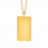 Son of Noa Dogtag blank forgyldt stål inkl. kæde
