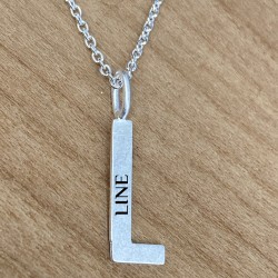 Scrouples L vedhæng sølv inkl. kæde